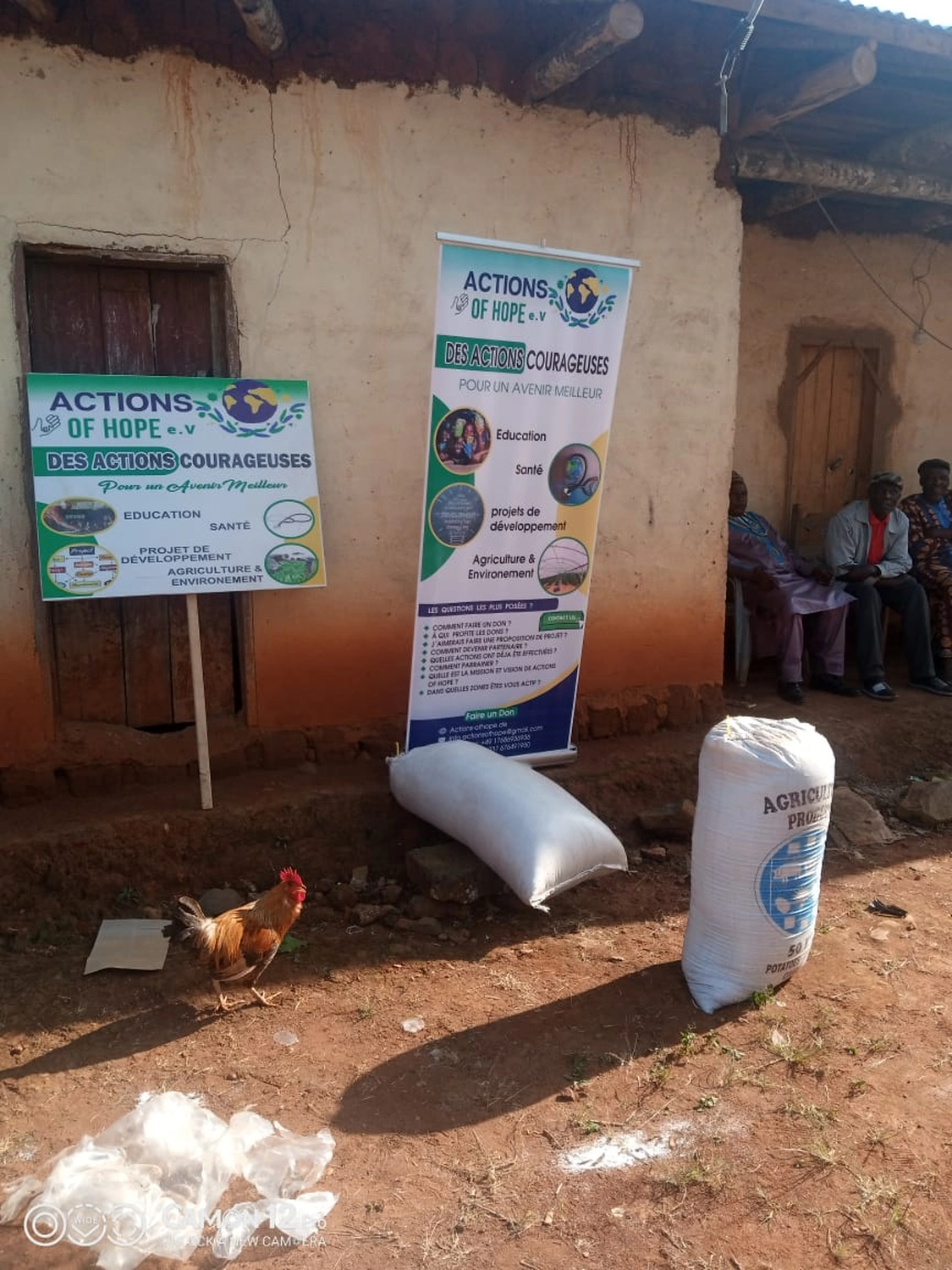 Actions of Hope e.V. – gemeinnützige Organisation – Die Zukunft grün pflanzen“: Spendenübergabe von Biodünger für eine nachhaltige Landwirtschaft in Tsimba